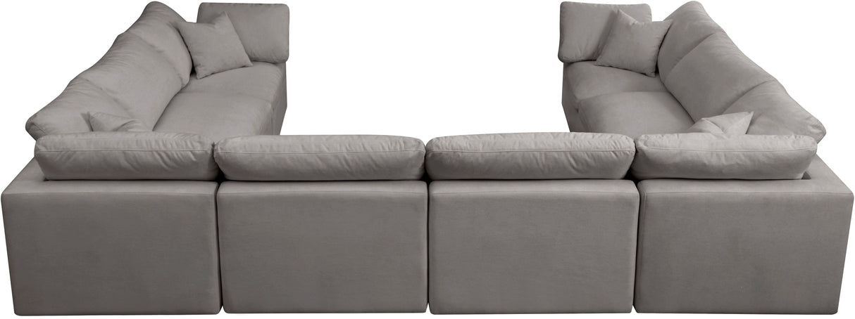 Plush - Cloud Modular Sectional - Grey - Fabric - Home Elegance USA