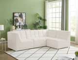 Relax - Modular Sectional 4 Piece - Cream - Home Elegance USA