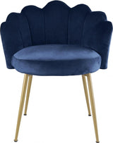 Meridian Furniture - Claire Velvet Dining Chair Set Of 2 In Navy - 748Navy-C