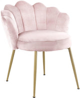 Meridian Furniture - Claire Velvet Dining Chair Set Of 2 In Pink - 748Pink-C