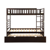 Orisfur. Twin Bunk Beds for Kids with Safety Rail and Movable Trundle bed - Home Elegance USA