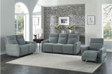 Homelegance - Edition 3 Piece Power Double Lay Flat Reclining Living Room Set - 9804Dv-3Pwh-3Set