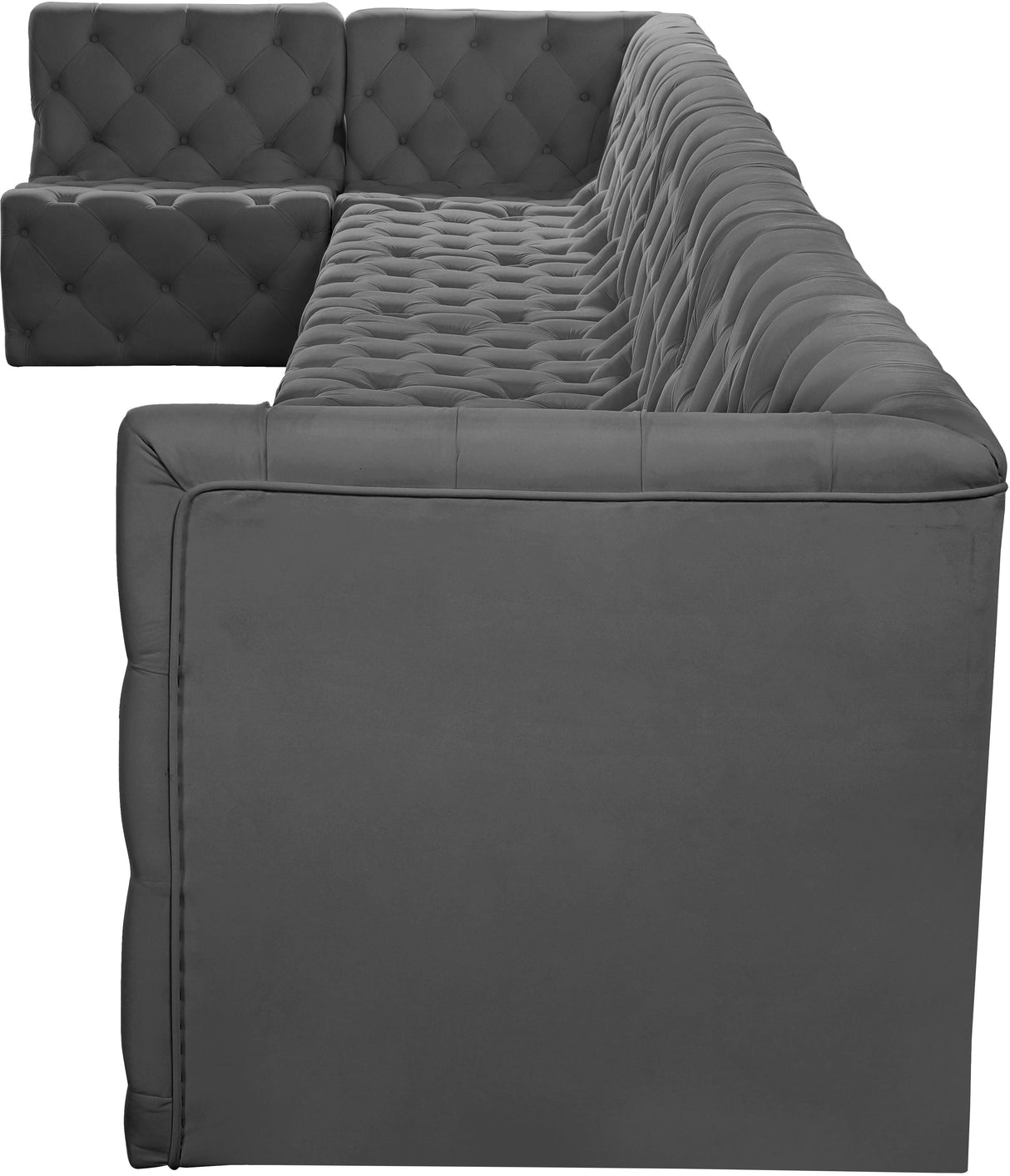 Tuft - Modular Sectional 8 Piece - Gray - Home Elegance USA