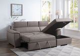 Haruko - Sectional Sofa - Light Brown Fabric - Home Elegance USA