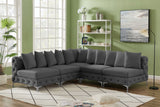 Tremblay - Modular Sectional 5 Piece - Gray - Modern & Contemporary - Home Elegance USA