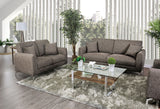 Lauritz - Sofa & Loveseat - Brown - Home Elegance USA