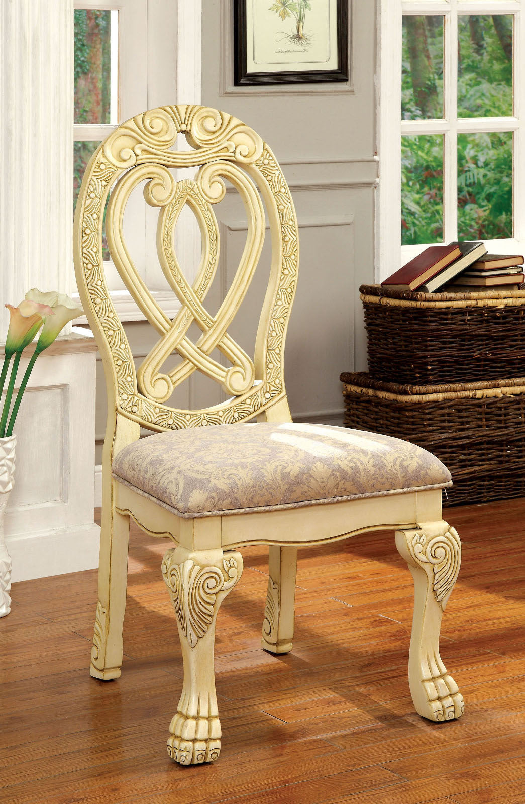 Vintage look best sale dining chairs