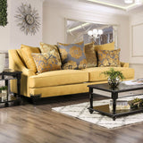 Viscontti - Sofa & Loveseat - Gold / Gray - Home Elegance USA