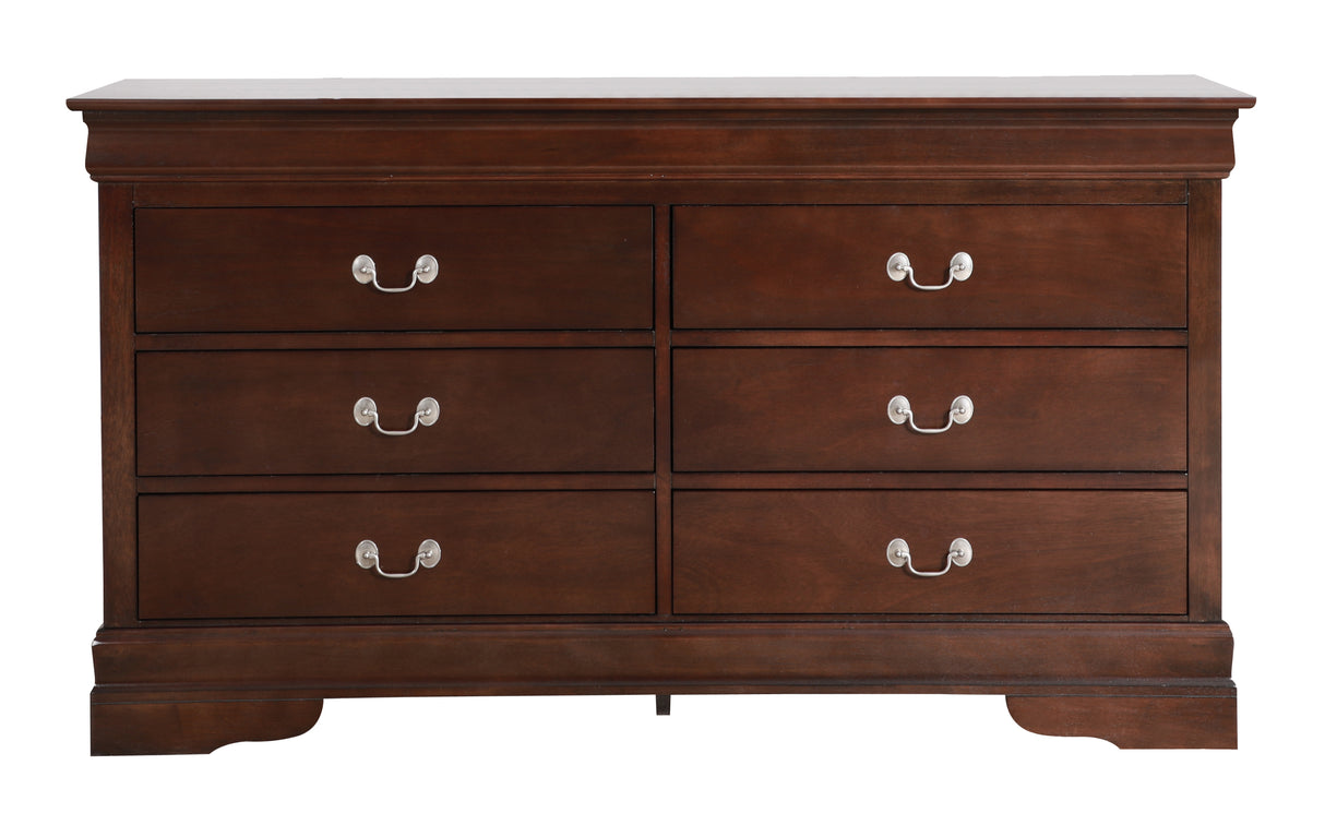 Glory Furniture Louis Phillipe G3125-D Dresser , Cappuccino - Home Elegance USA