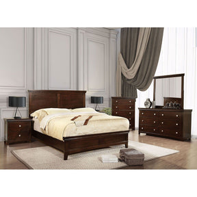 Spruce - 5 Piece Queen Bedroom Set With 2Ns - Brown Cherry