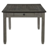 Casual Dining Two-Tone Finish Dining Table of 6 Drawers Rectangular Shape Wooden Furniture - Home Elegance USA