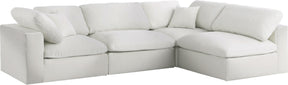 Serene - Cloud Modular Sectional 4 Piece - Cream