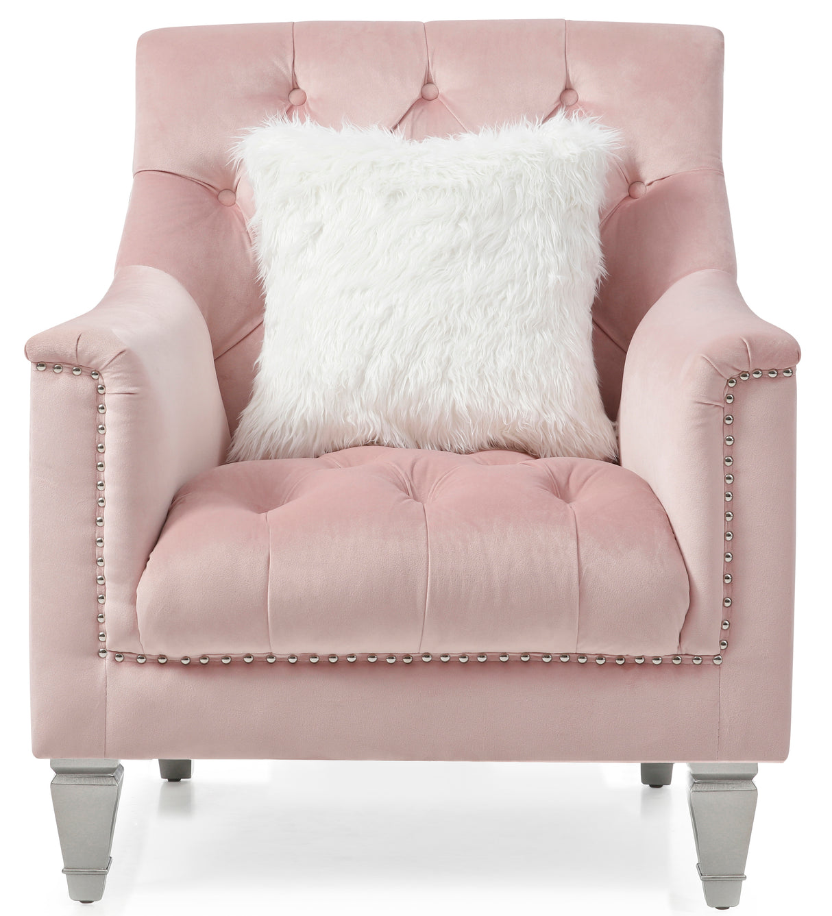 Glory Furniture Dania G854-C Chair , PINK - Home Elegance USA