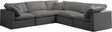 Plush - Cloud 5 Piece Modular Sectional - Grey