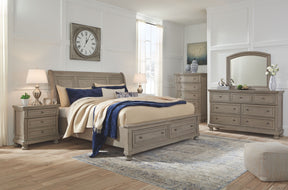 Lettner - Sleigh Bedroom Set | Ashley