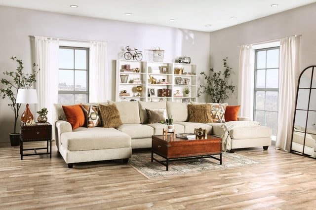 Carnforth - Sectional - Tan - Home Elegance USA