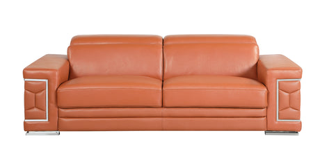 Top Grain Italian Leather Sofa Home Elegance USA