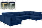 Julia - Modular Sectional 6 Piece - Navy - Home Elegance USA