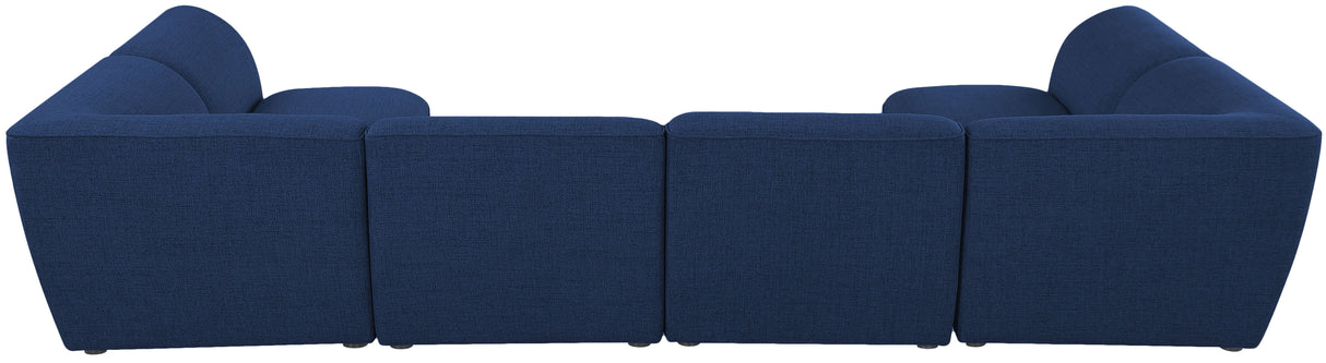 Miramar - Modular Sectional 6 Piece - Navy - Home Elegance USA