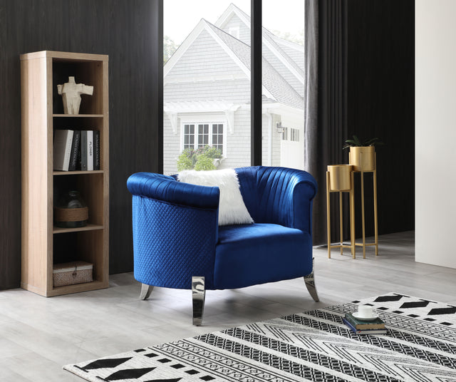 Glory Furniture Vine G0611A-C Chair , Blue - Home Elegance USA