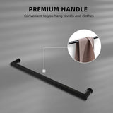 Frameless Double Sliding Shower, 57" - 60" Width, 79" Height, 3/8" (10 mm) Clear Tempered Glass, , Designed for Smooth Door Closing With Upgraded Crashproof System Technology Matte Black Finish