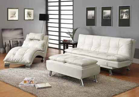 Coaster Furniture - Dilleston White 2 Piece Sofa Bed Set - 300291-78