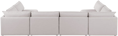 Mackenzie - Modular Sectional 6 Piece - Beige - Fabric
