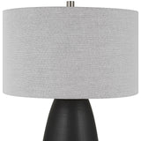 Uttermost Twilight Satin Black Table Lamp - Home Elegance USA