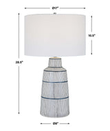 Breton Nautical Stripe Table Lamp | Uttermost | Home Elegance USA