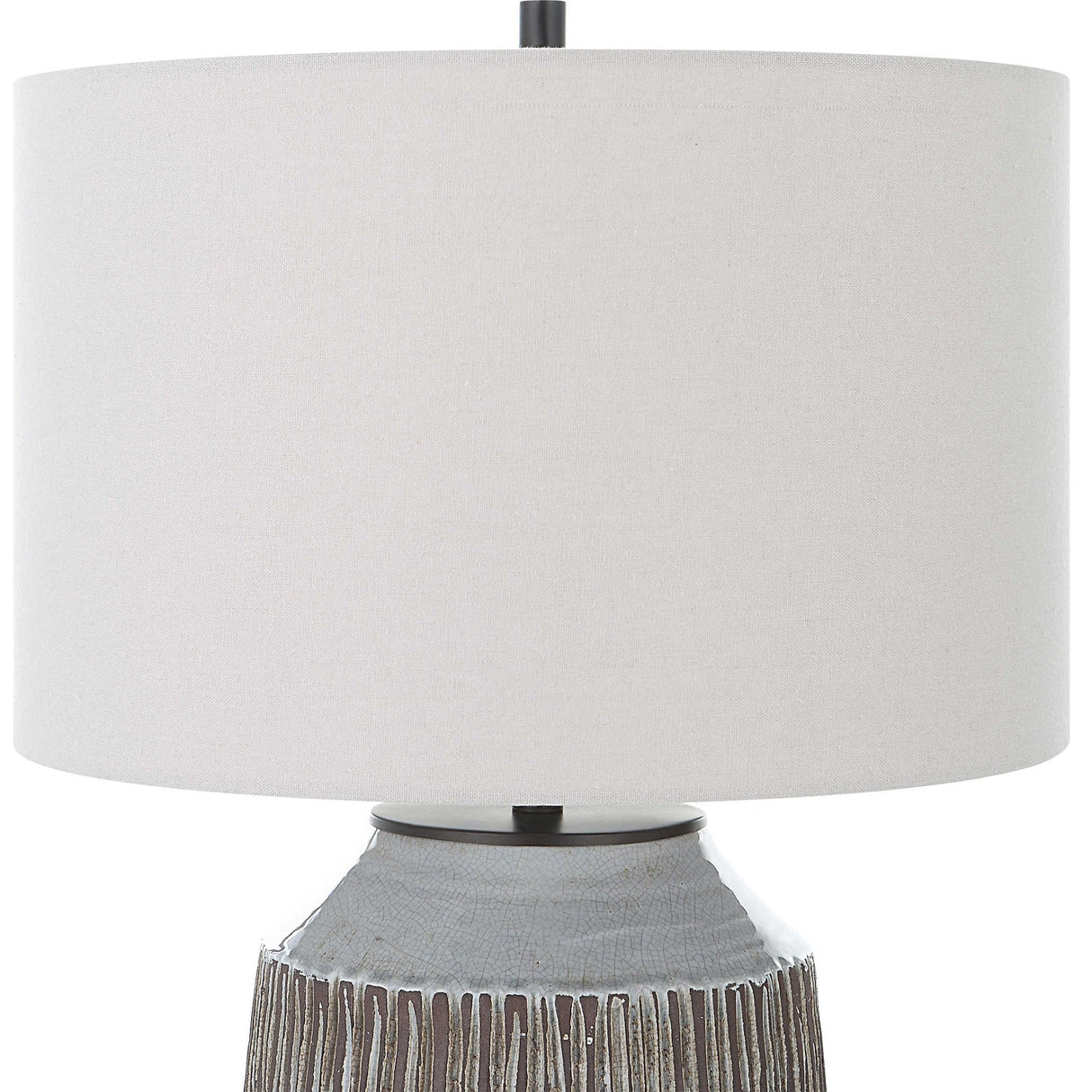 Uttermost Neolithic Blue-Gray Table Lamp - Home Elegance USA