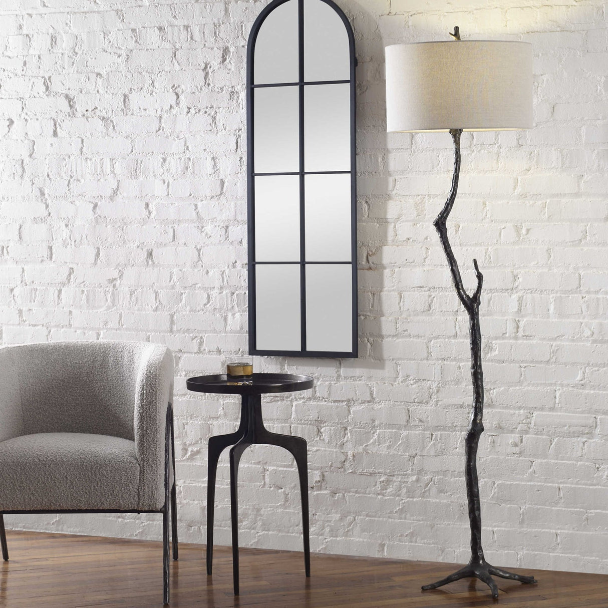 Uttermost Spruce Rustic Floor Lamp - Home Elegance USA