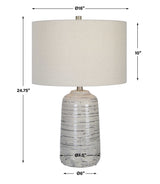 Cyclone Ivory Table Lamp | Uttermost | Home Elegance USA