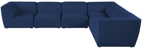 Miramar - Modular Sectional 6 Piece - Navy - Fabric - Home Elegance USA