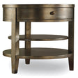 Sanctuary One-Drawer Round Lamp Table Visage – Hooker Furniture - sold by Home Elegance USA
