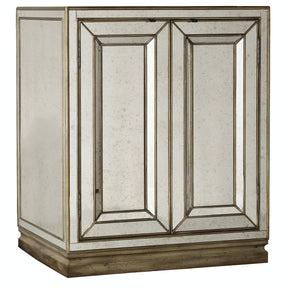 Sanctuary Two-Door Mirrored Nightstand Visage – Hooker Furniture