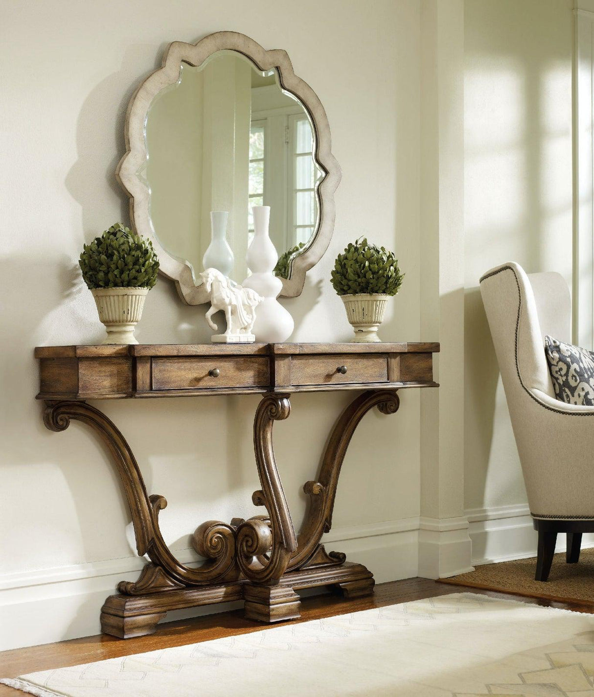 Hooker Furniture Sanctuary Thin Console - Amber Sands