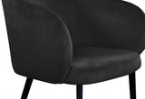 Meridian Furniture - Louise Velvet Dining Chair In Black (Set Of 2) - 733Black-C