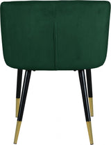 Meridian Furniture - Louise Velvet Dining Chair In Green (Set Of 2) - 733Green-C