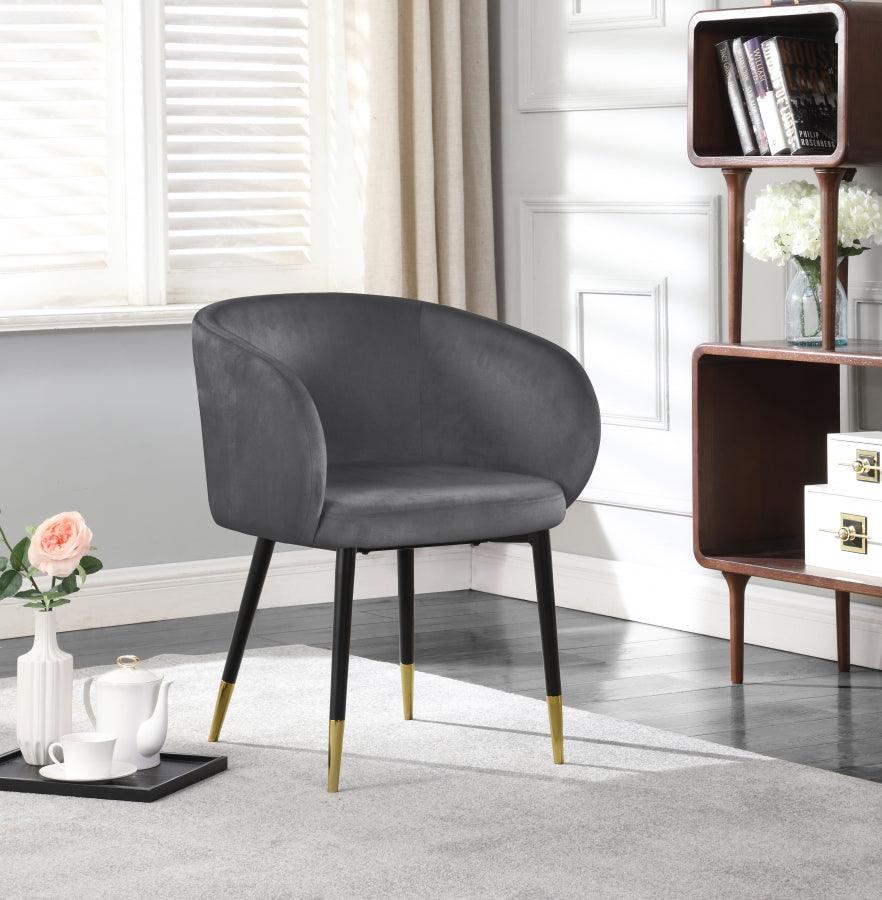 Meridian Furniture - Louise Velvet Dining Chair