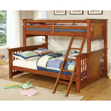 Spring Creek - Twin Xl/Queen Bunk Bed - Oak - Home Elegance USA