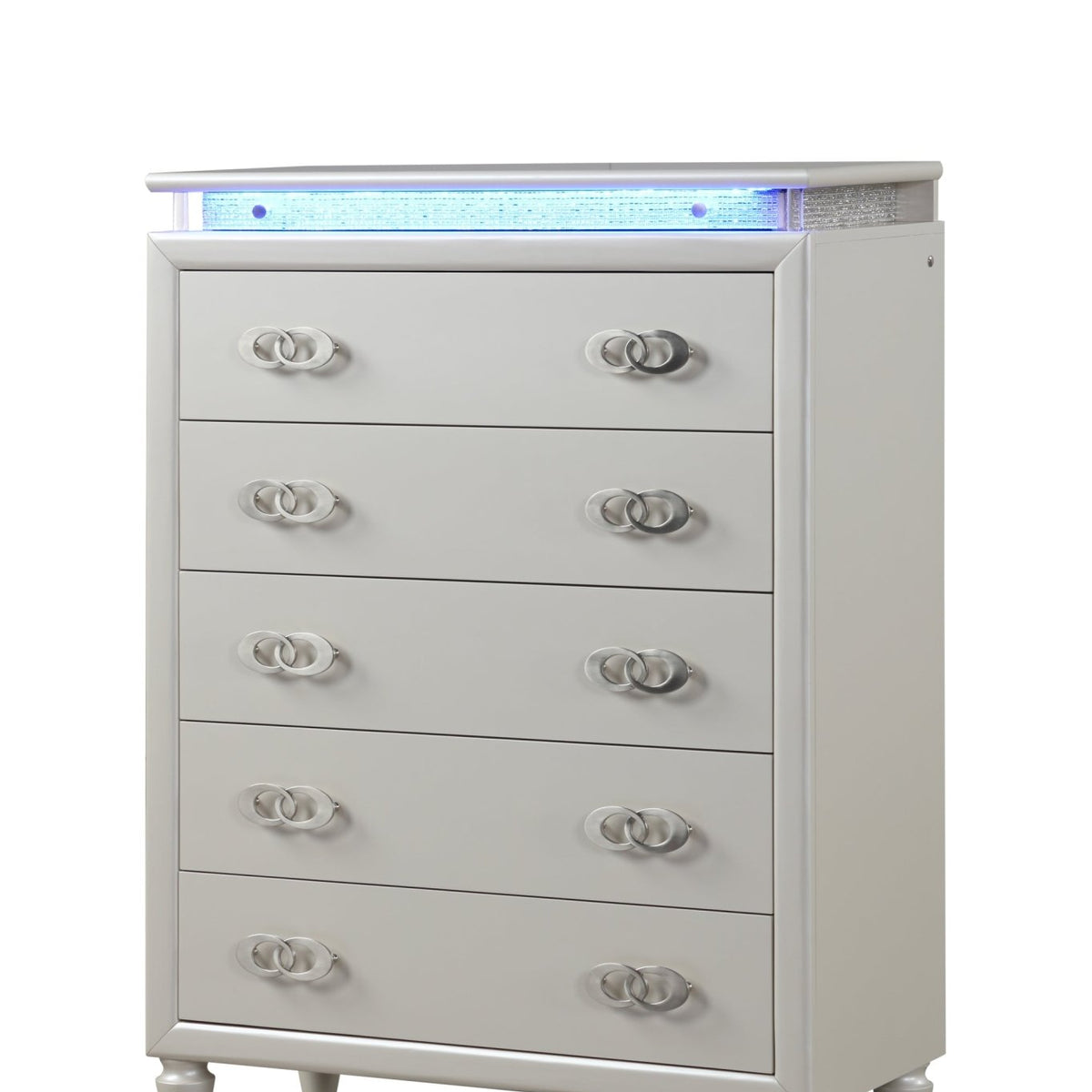 Perla 5 Drawer LED Chest Made with – Affordable & Convenient – Home ...