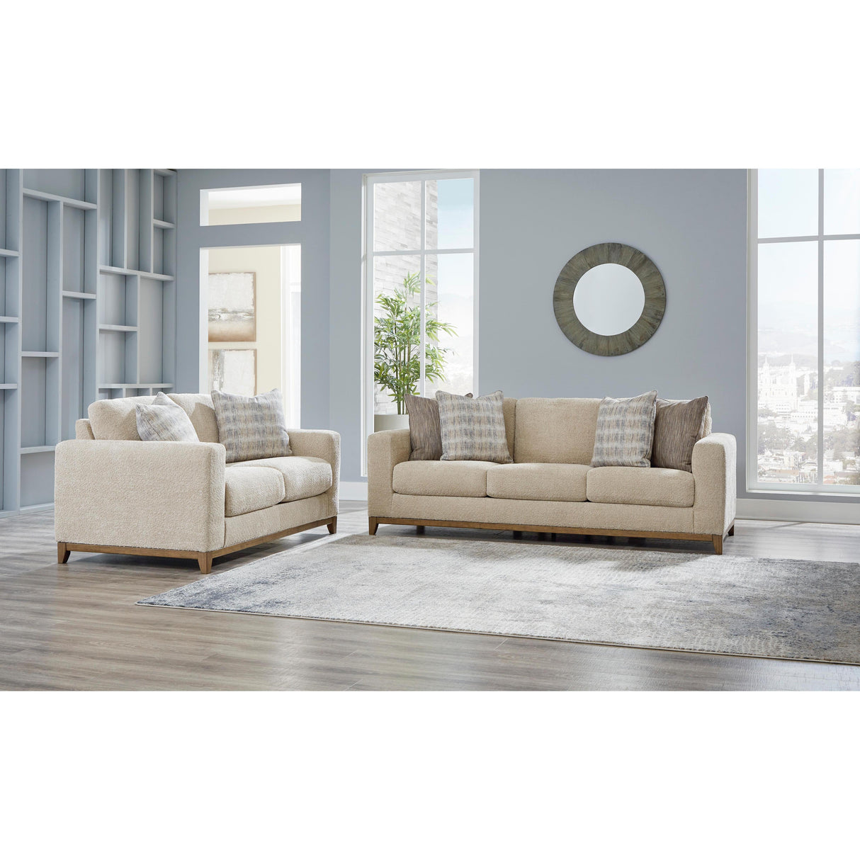 Signature Design By Ashley Parklynn 48902 2 Pc Living Room Set - Home Elegance USA