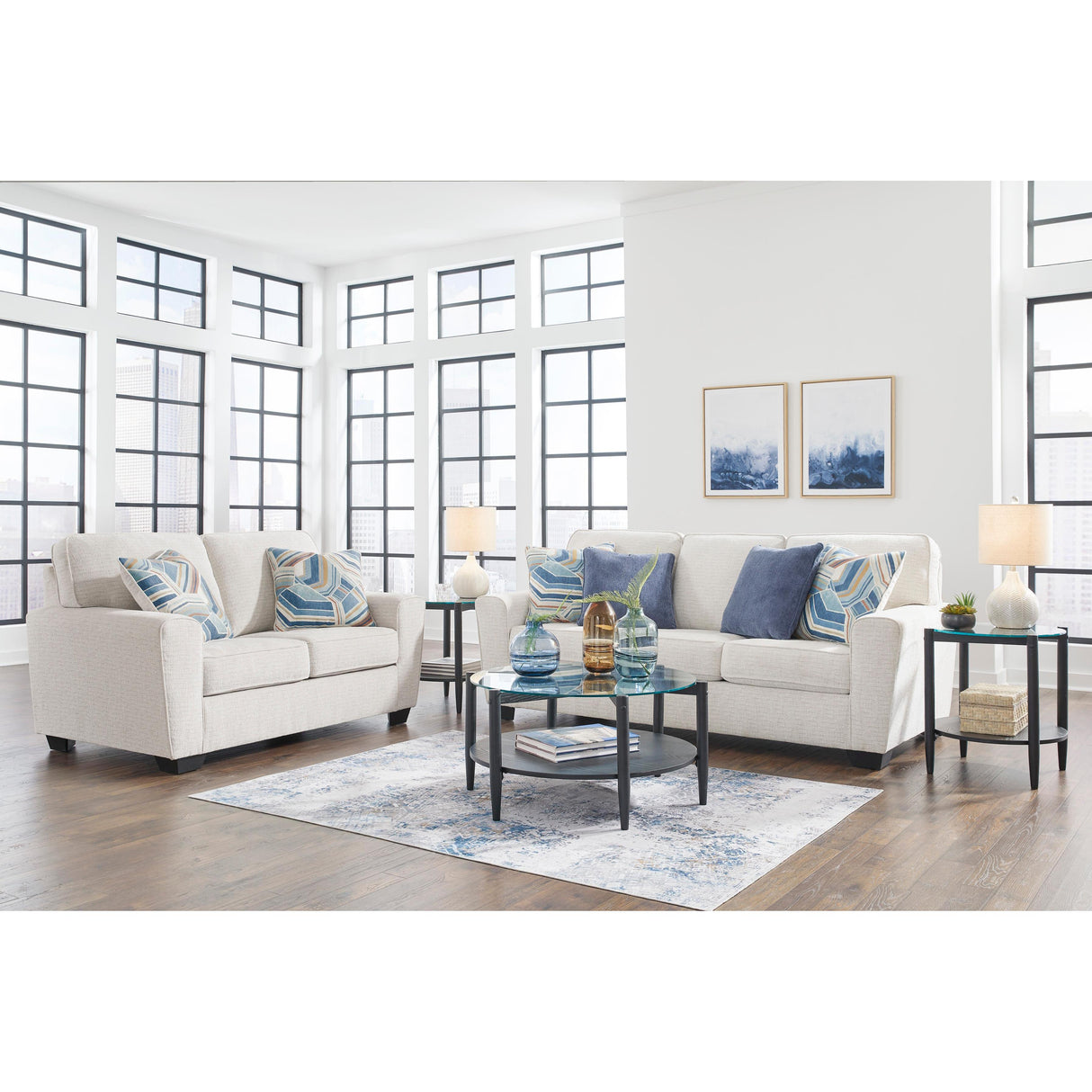 Signature Design By Ashley Cashton 40604 2 Pc Living Room Set - Home Elegance USA