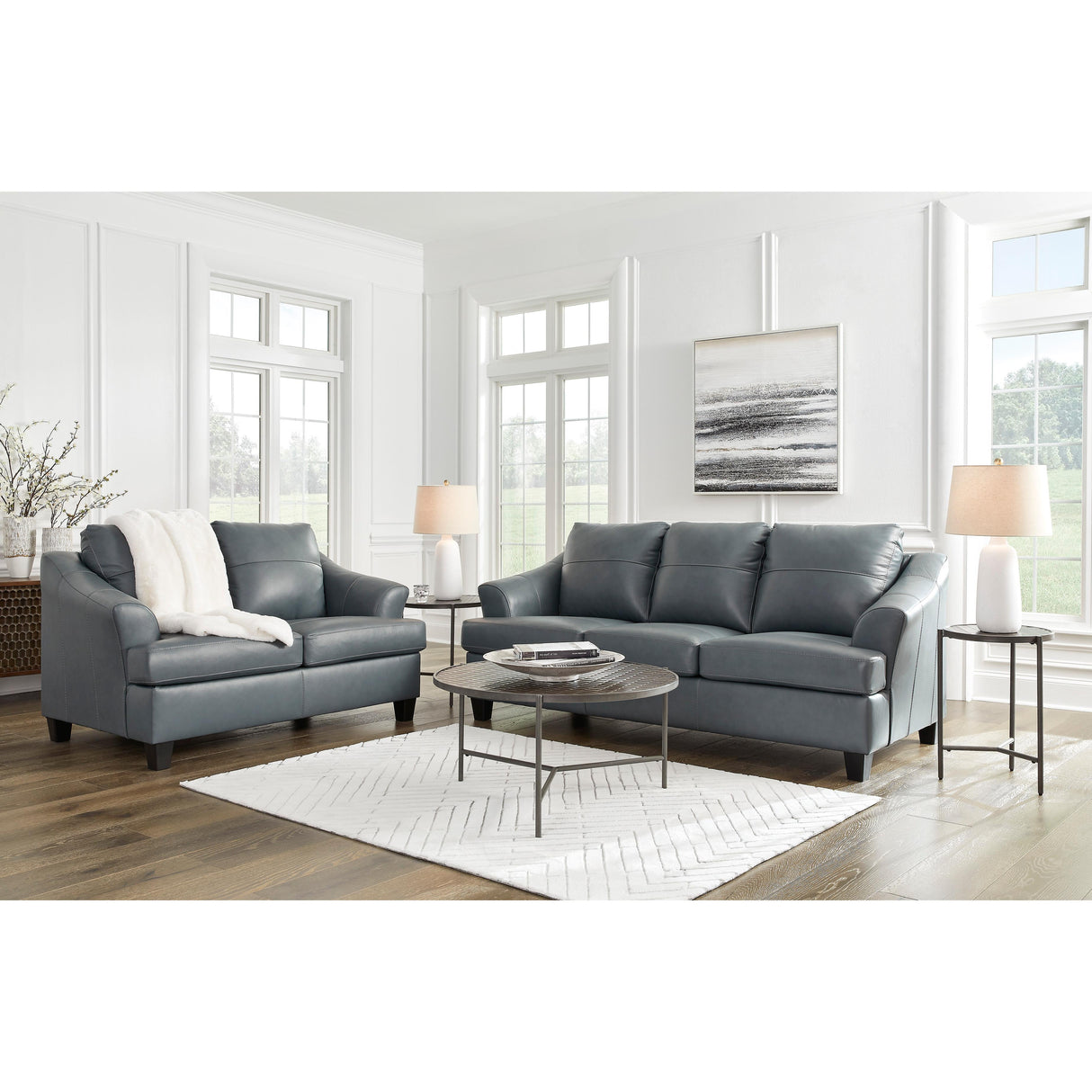 Signature Design By Ashley Genoa 47705 2 Pc Living Room Set - Home Elegance USA