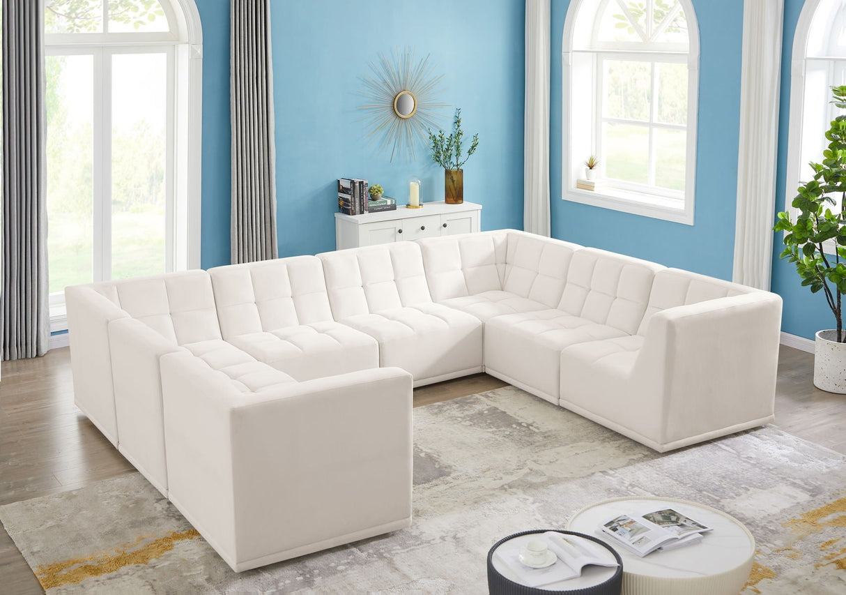 Relax - Modular Sectional - Cream - Home Elegance USA