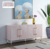 Meridian Furniture - Anastasia Sideboard-Buffet In Pink Lacquer - 319