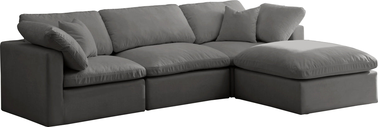 Plush - Cloud Modular Sectional - Grey - Modern & Contemporary - Home Elegance USA