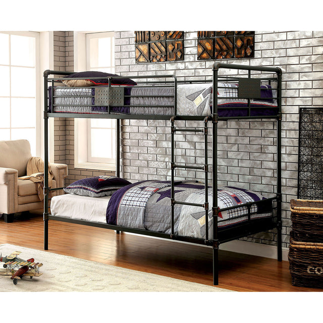 Metal Twin/Twin Bunk Bed