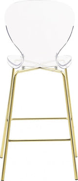 Meridian Furniture - Clarion Counter Stool In Gold (Set Of 2) - 767-C