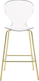 Meridian Furniture - Clarion Counter Stool In Gold (Set Of 2) - 767-C